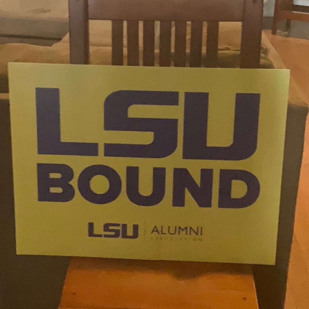 LSU Yard Sign - Picture 1 of 1
